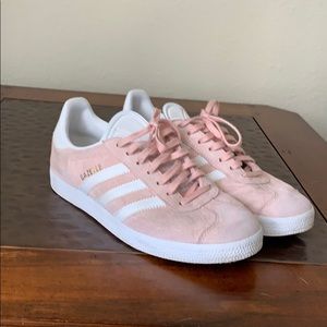 Pink adidas gazelle size 7